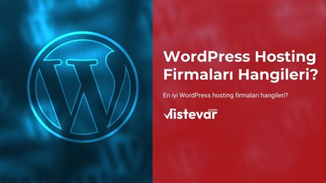 wordpress hosting firmaları
