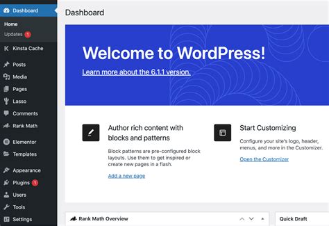 wordpress site