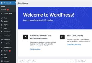 wordpress site